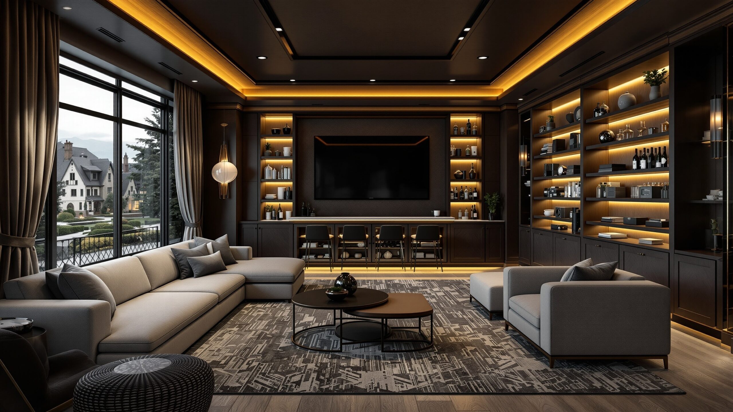 Finished Mancave Showcases
