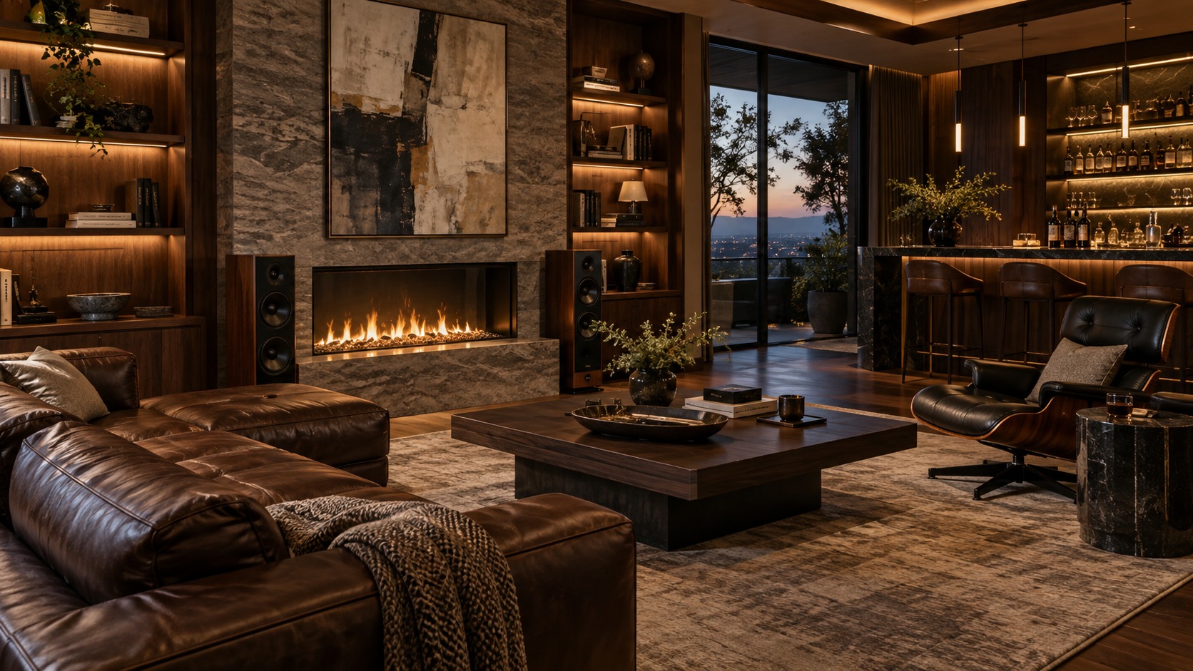 Editorial mancave interior for executive mancave design ideas that define sophisticated living