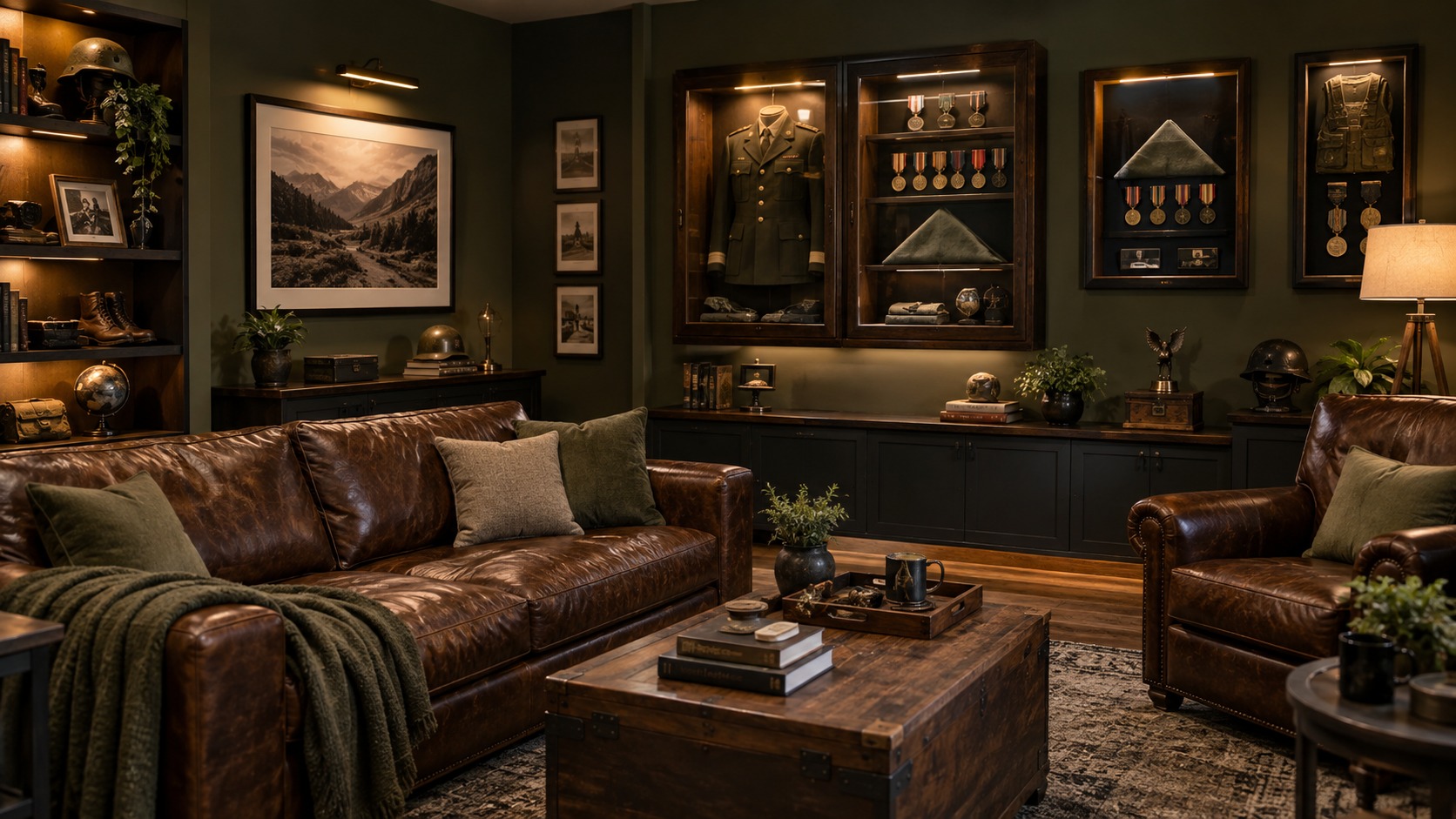 Military-Themed Mancave Ideas: Create the Ultimate Tribute Space